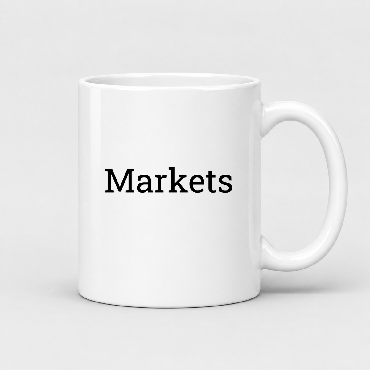 Markets Mug in white