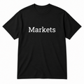 Markets T-Shirt in black
