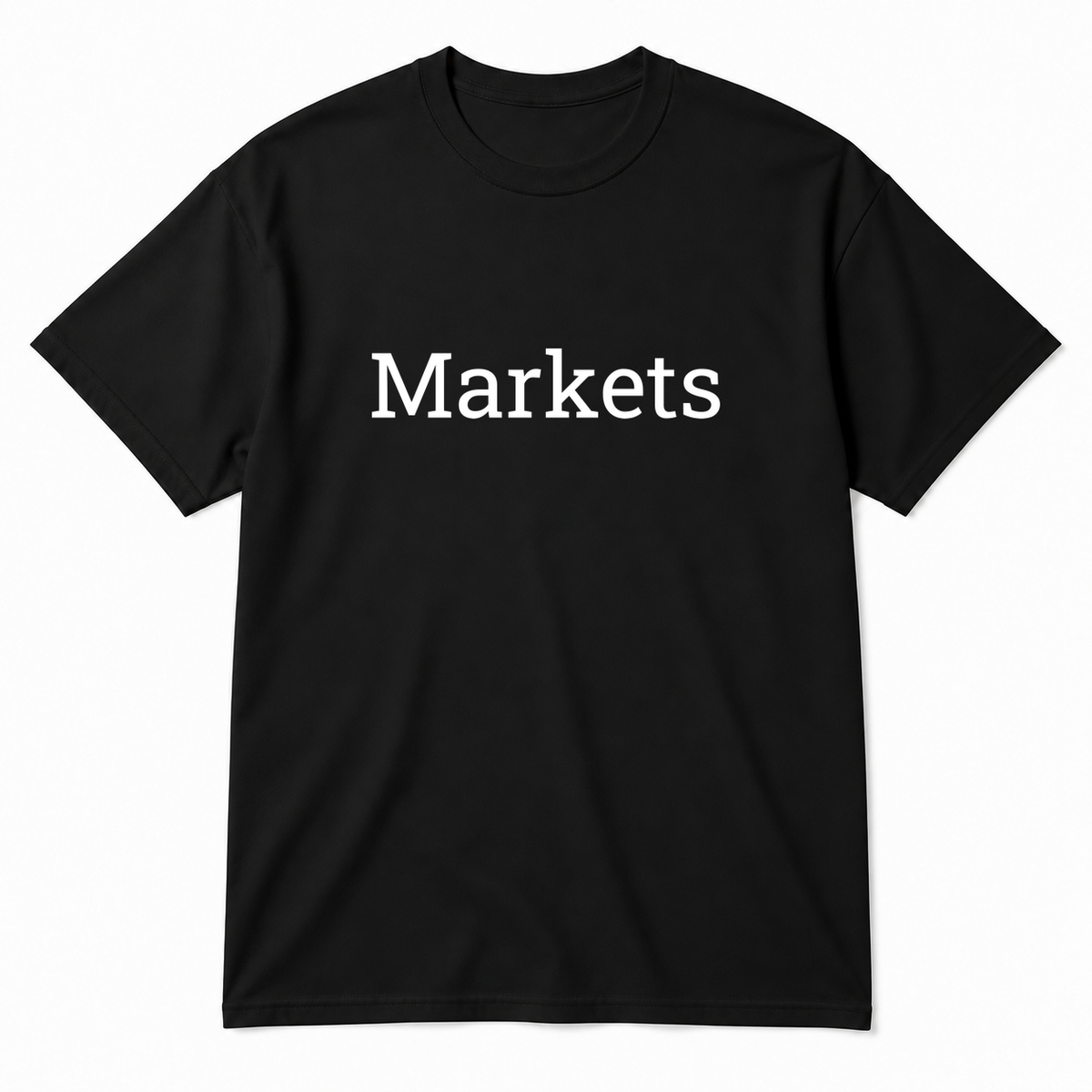 Markets T-Shirt in black