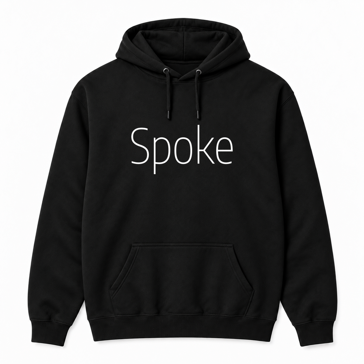 Spoke Hoodie in black