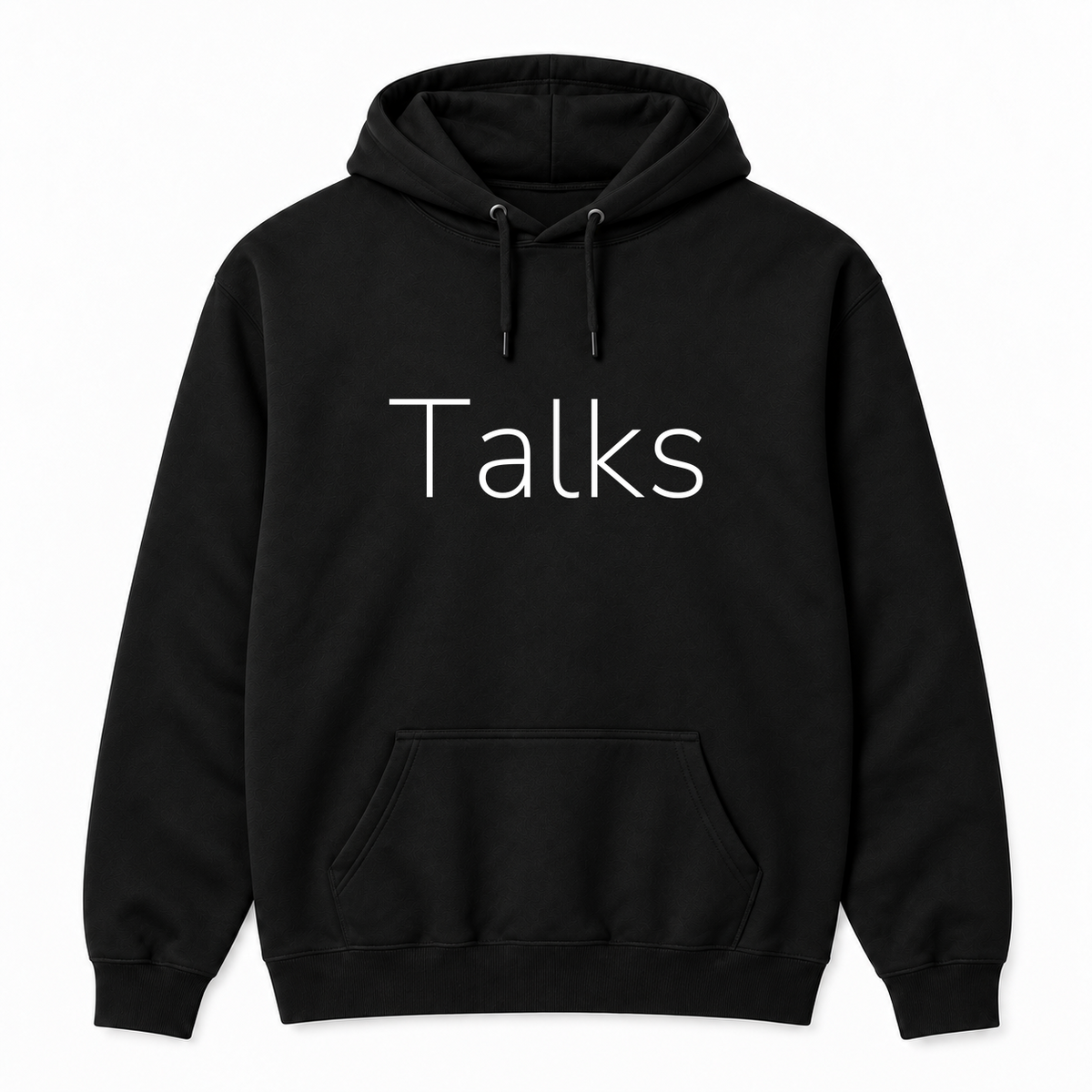 Talks Hoodie in black