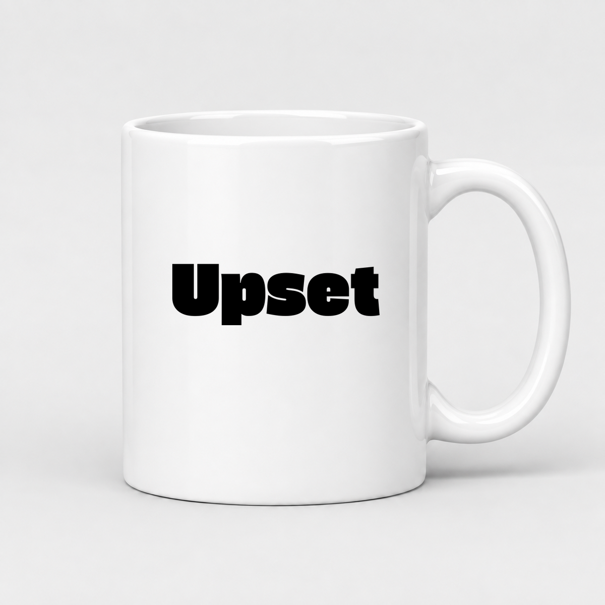 Upset Mug in white