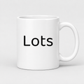 Lots Mug in white