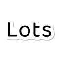 Lots die-cut sticker