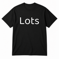 Lots T-Shirt in black