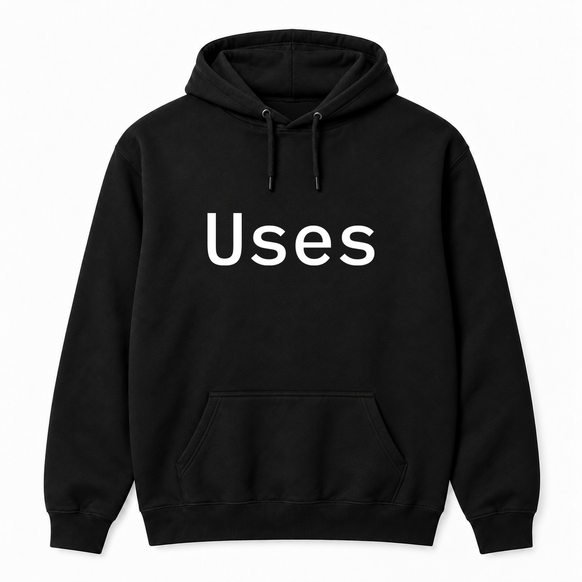 Uses Hoodie in black