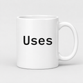Uses Mug in white