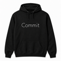 Commit Hoodie in black