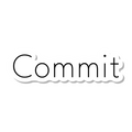 Commit die-cut sticker