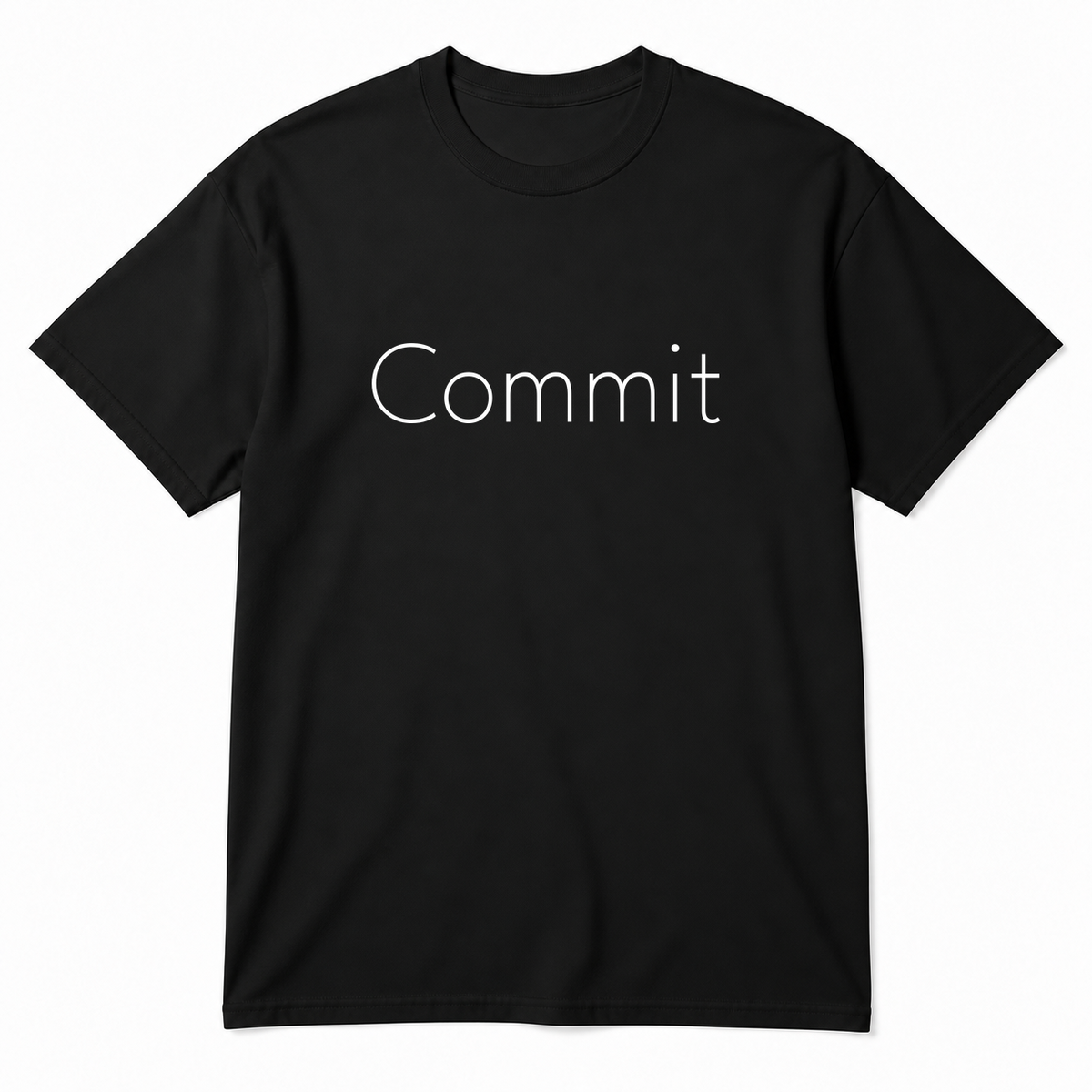 Commit T-Shirt in black