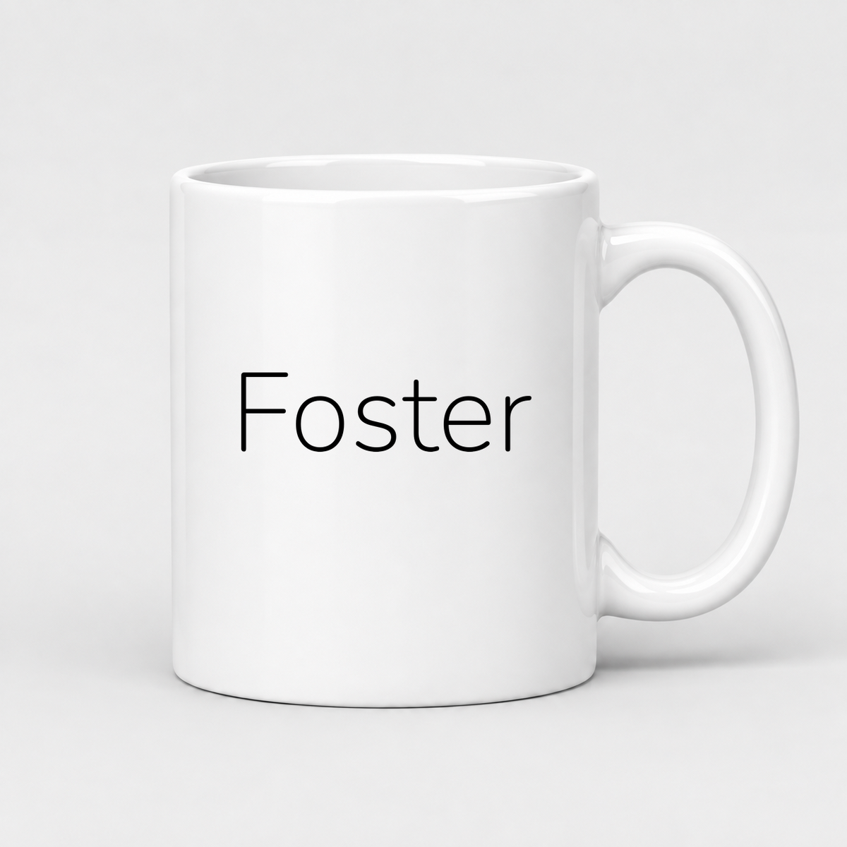 Foster Mug in white