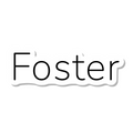 Foster die-cut sticker