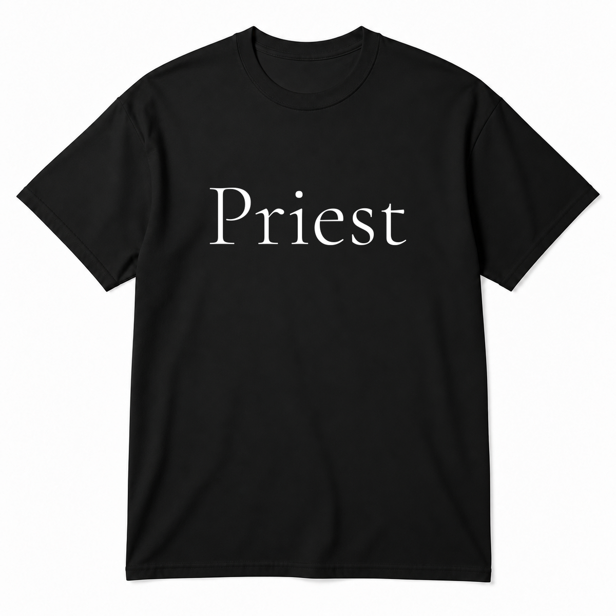Priest T-Shirt in black