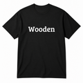 Wooden T-Shirt in black