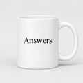 Answers Mug in white