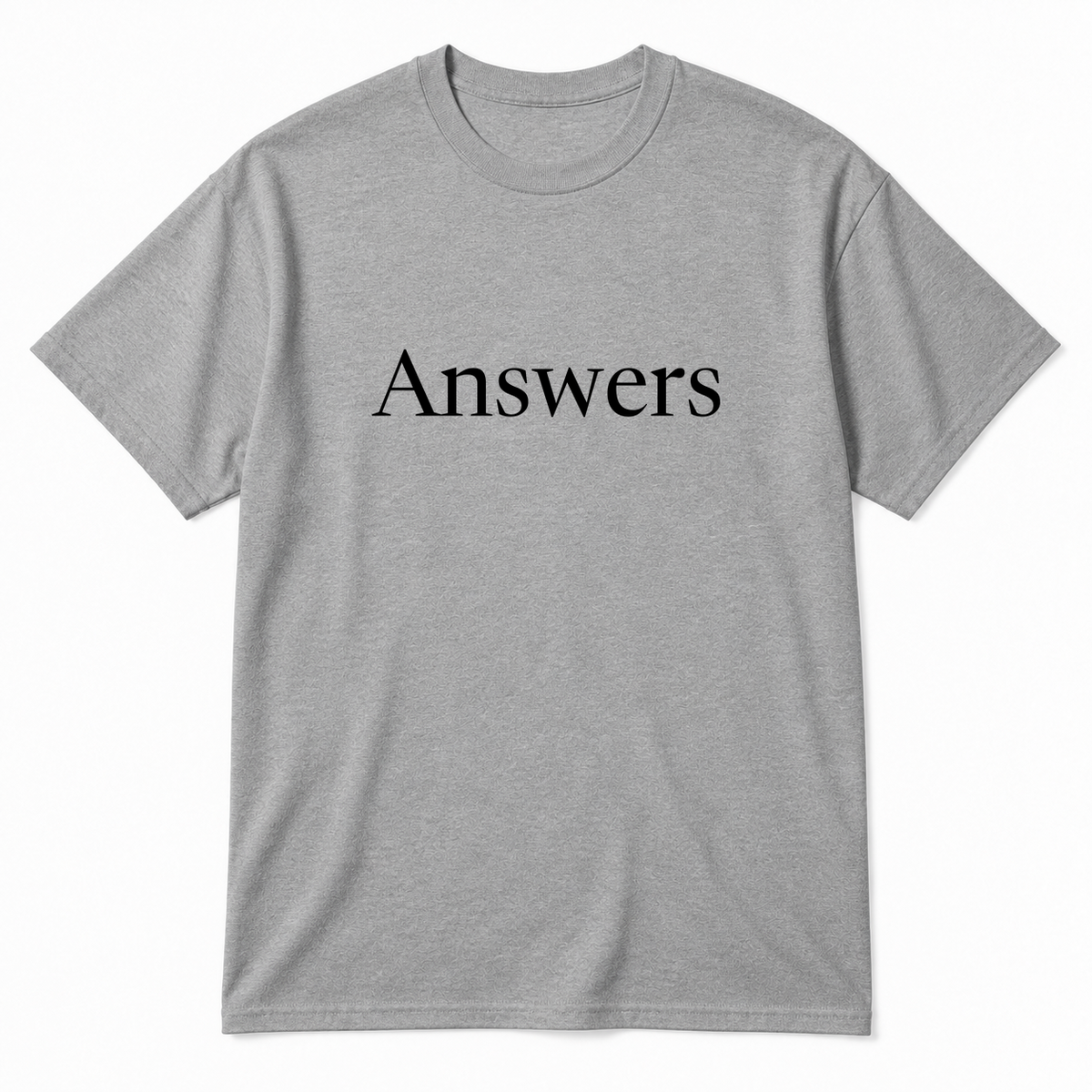 Answers T-Shirt in gray