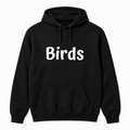 Birds Hoodie in black
