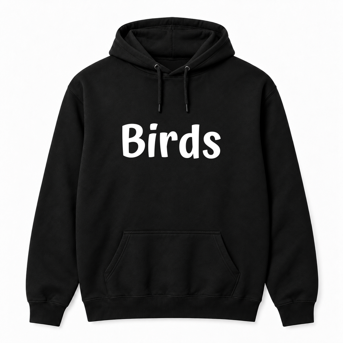 Birds Hoodie in black