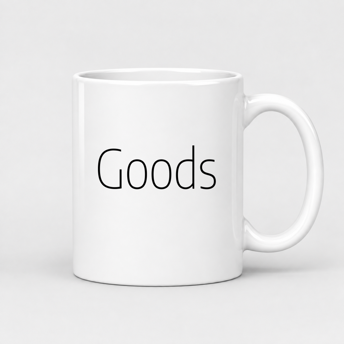 Goods Mug in white