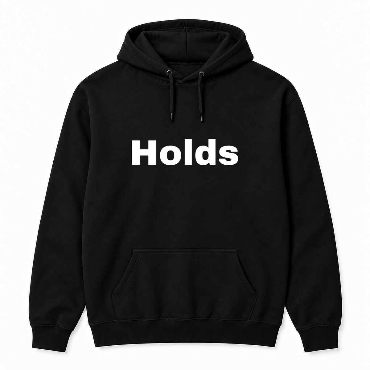 Holds Hoodie in black