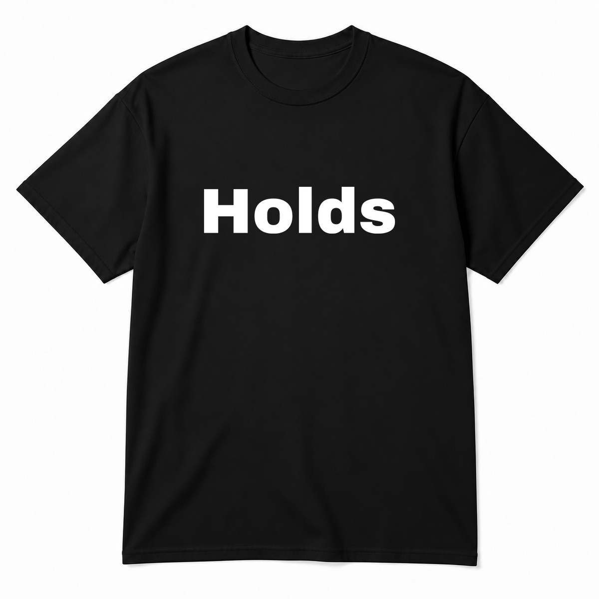 Holds T-Shirt in black