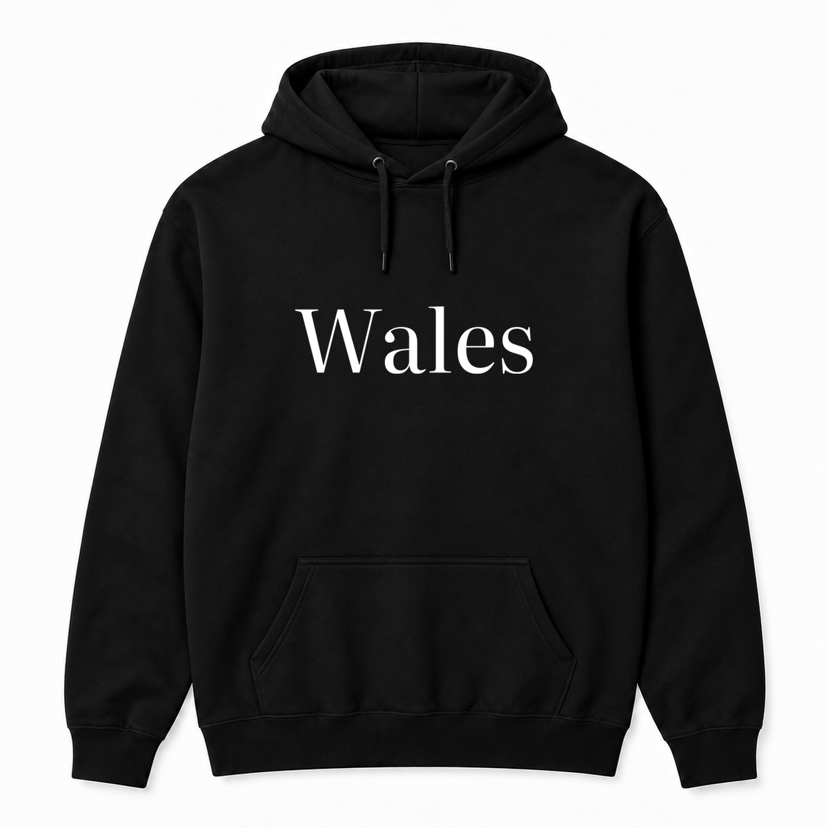 Wales Hoodie in black
