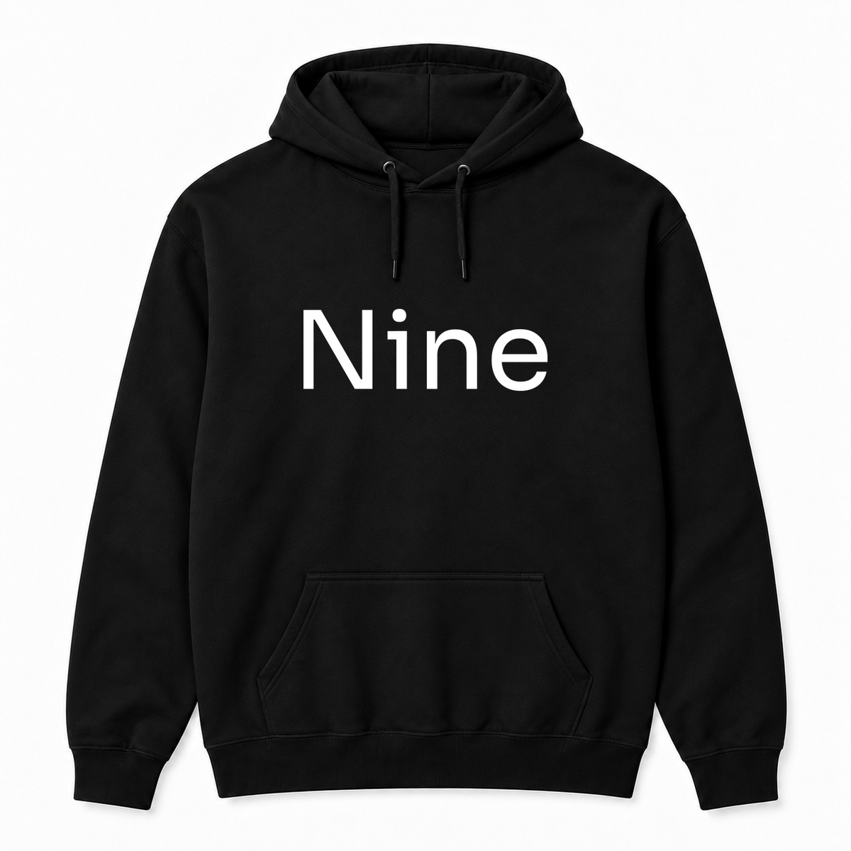 Nine Hoodie in black