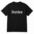 Duties T-Shirt in black