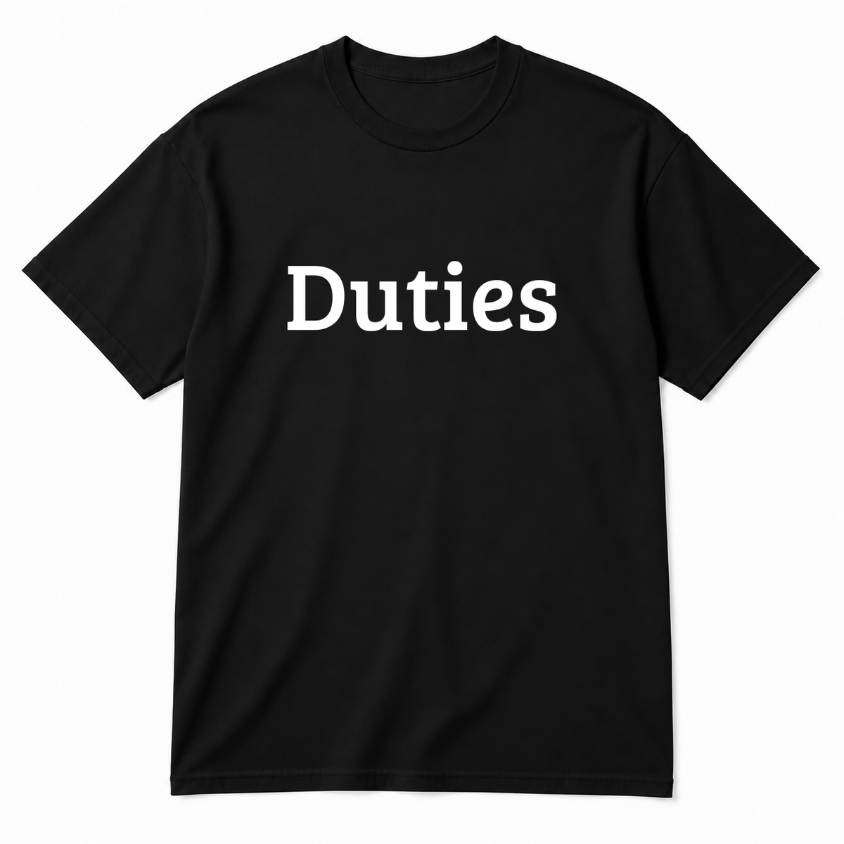 Duties T-Shirt in black