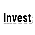 Invest die-cut sticker