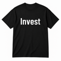 Invest T-Shirt in black