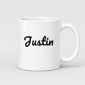 Justin Mug in white