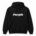 Purple Hoodie in black