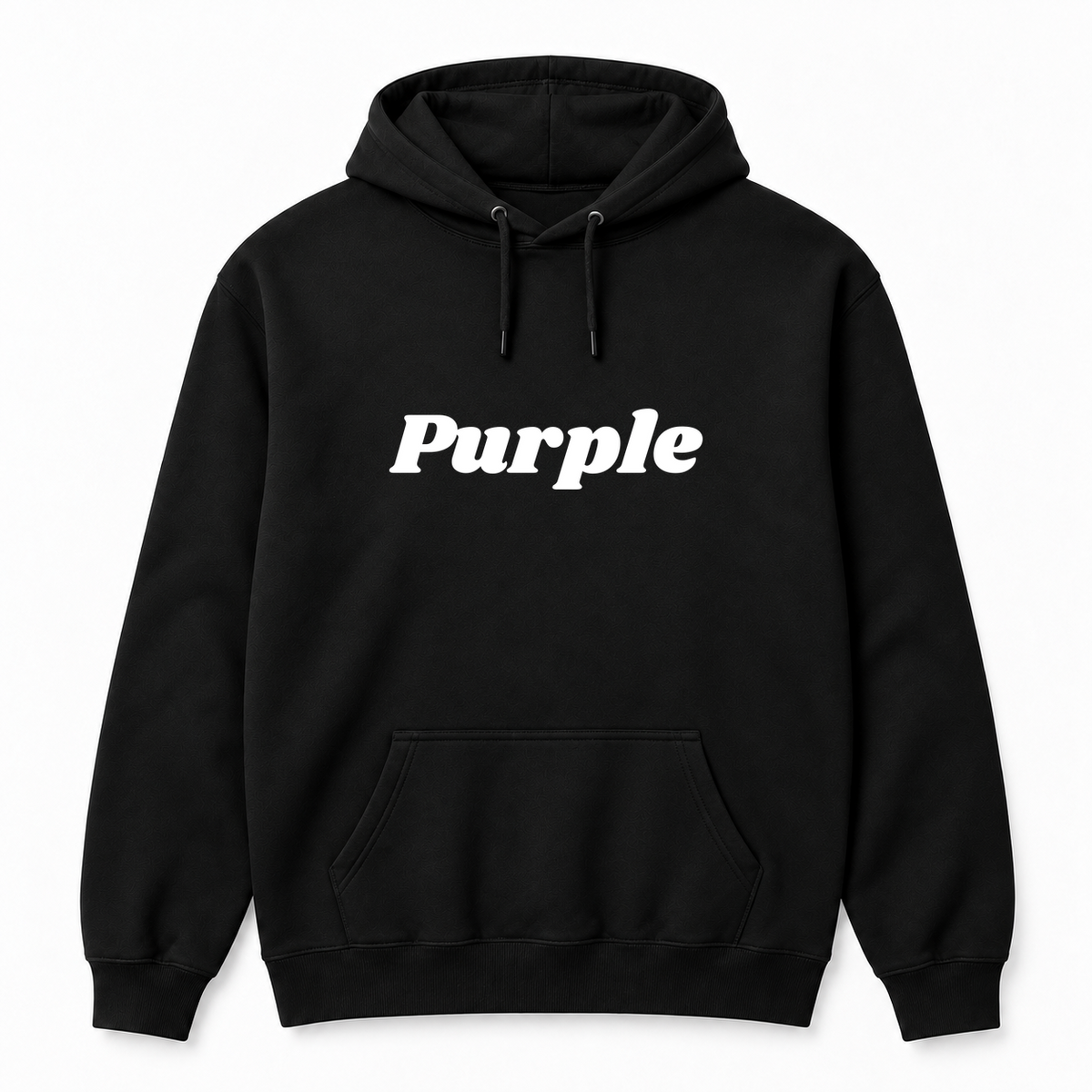 Purple Hoodie in black