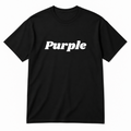 Purple T-Shirt in black