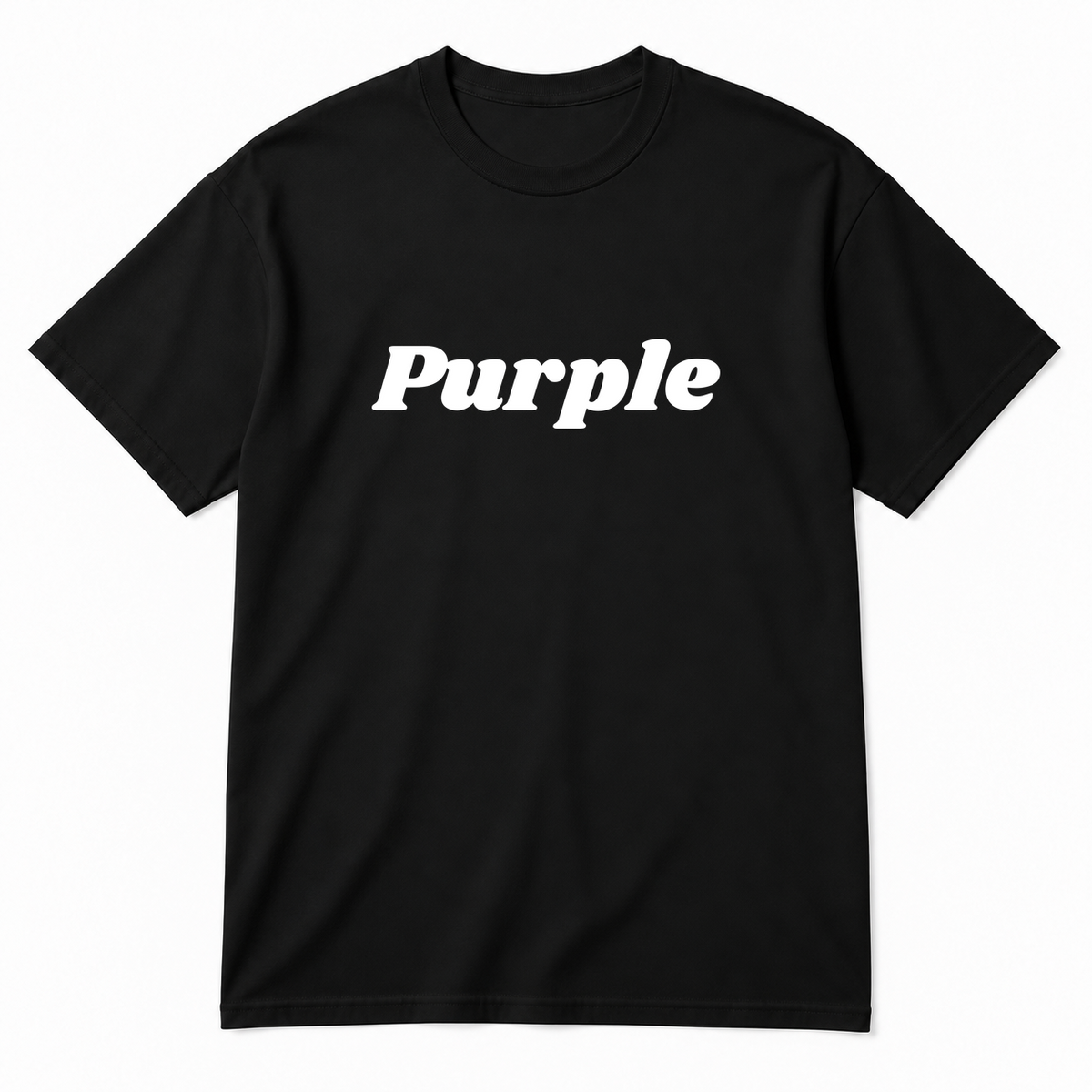 Purple T-Shirt in black