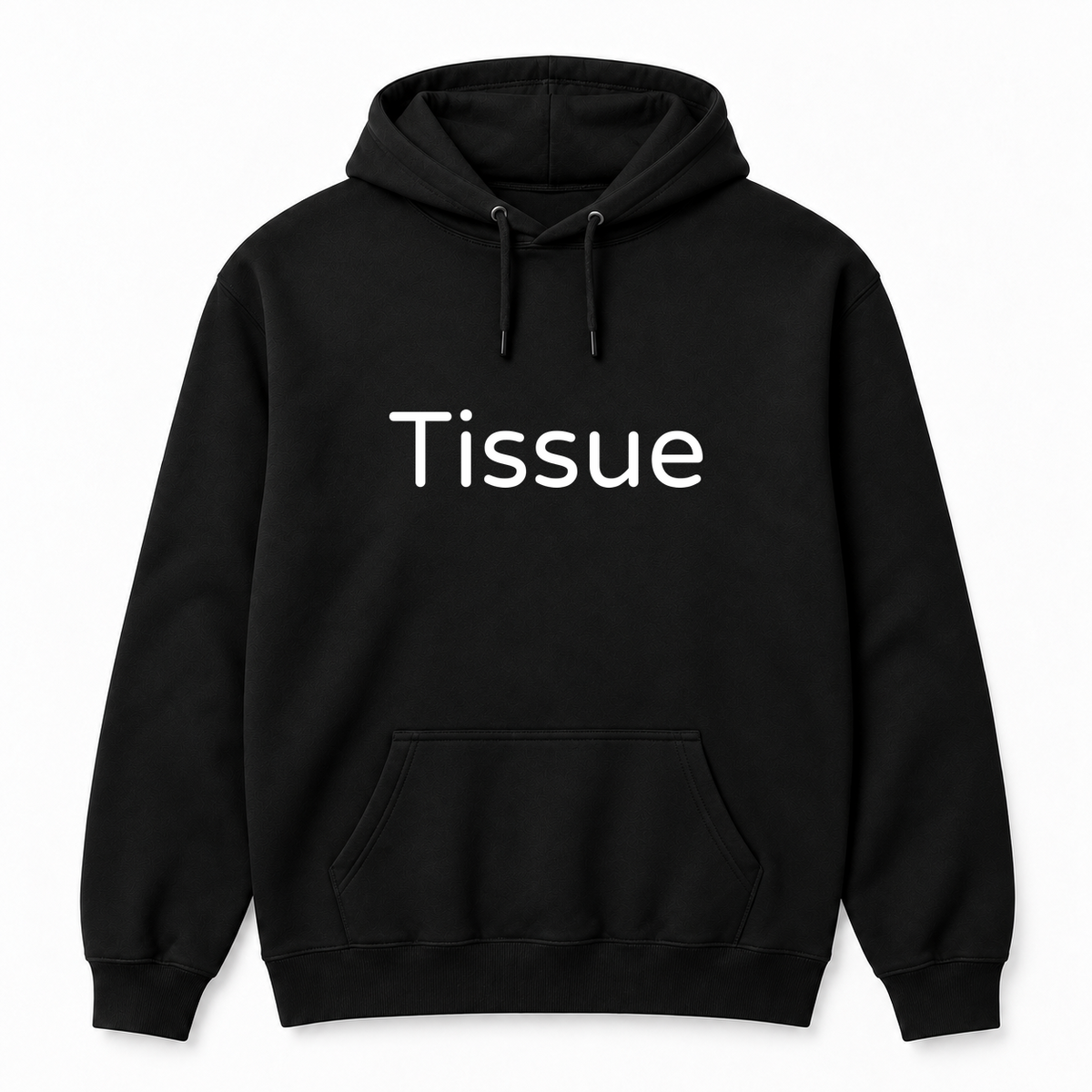 Tissue Hoodie in black