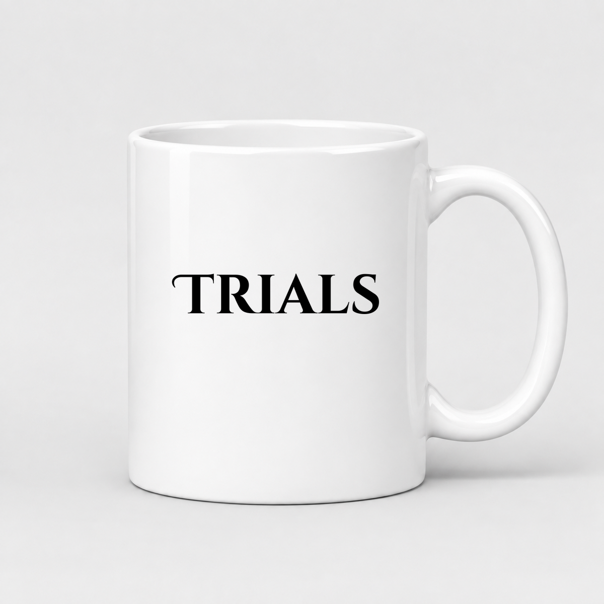 Trials Mug in white