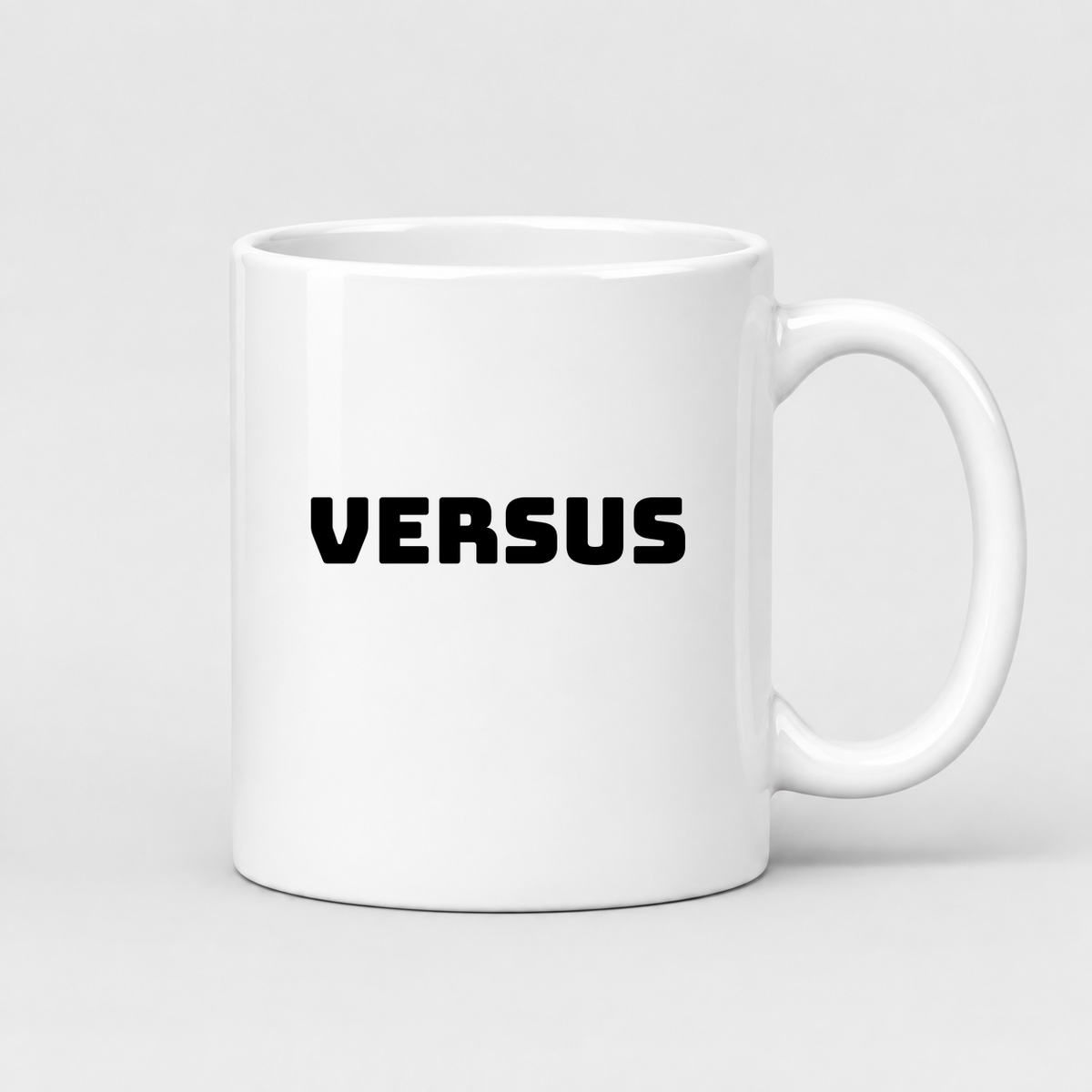 Versus Mug in white