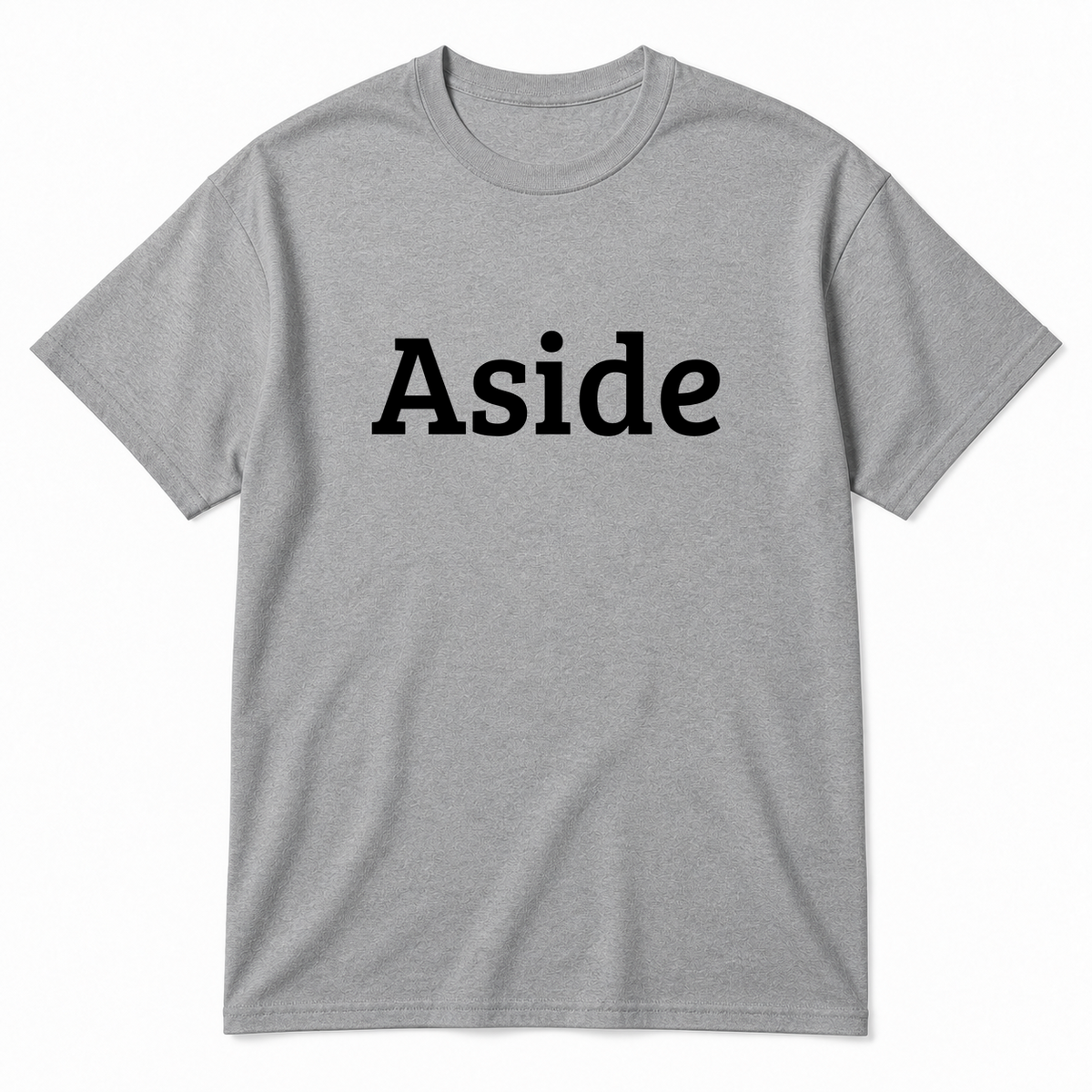 Aside T-Shirt in gray