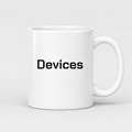 Devices Mug in white