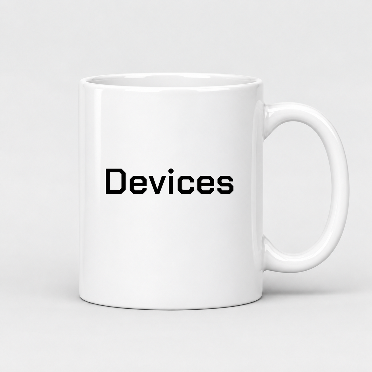 Devices Mug in white