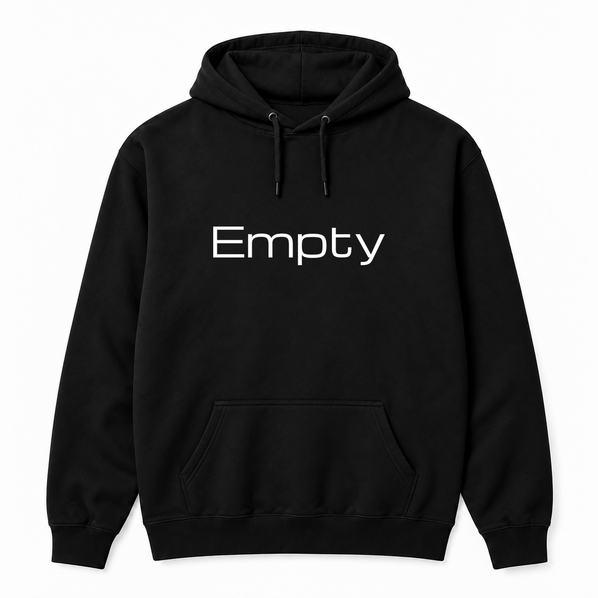 Empty Hoodie in black