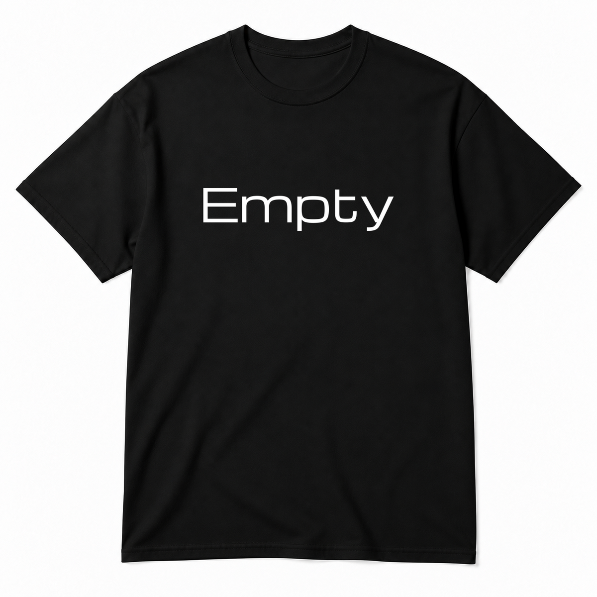 Empty T-Shirt in black