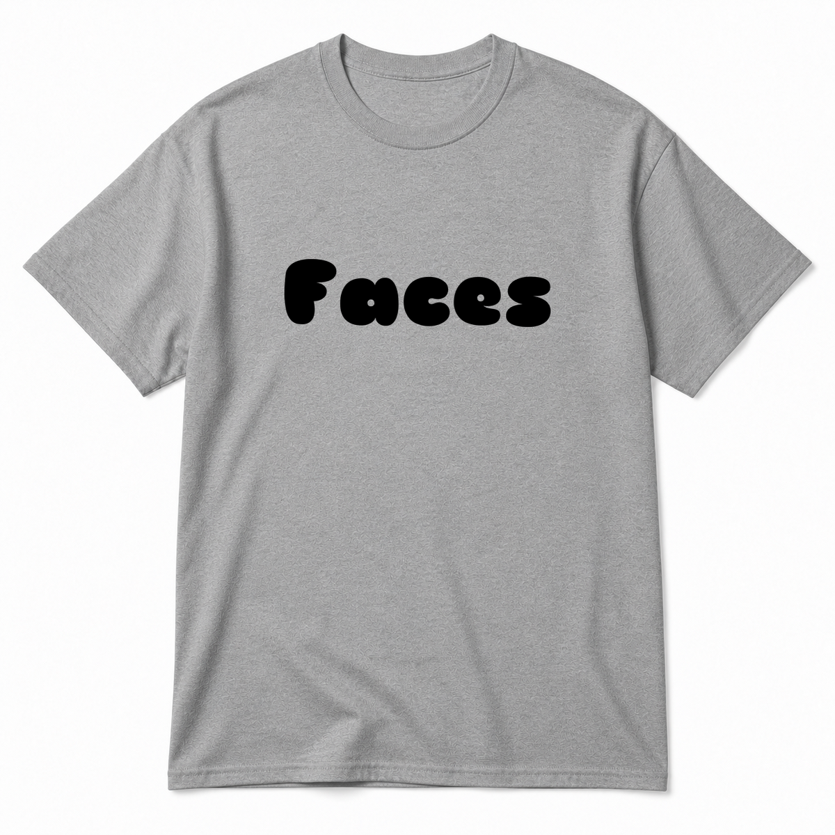 Faces T-Shirt in gray