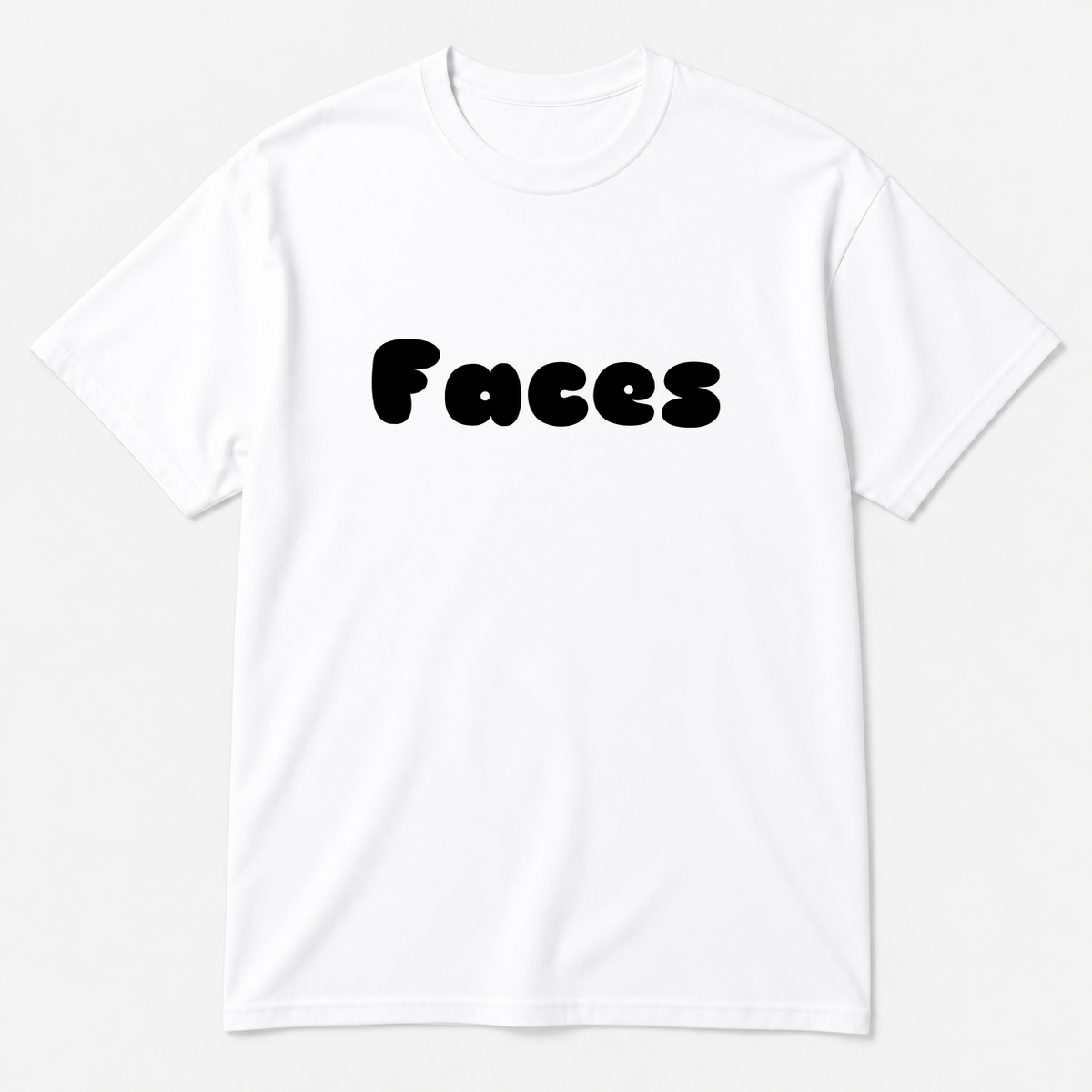 Faces T-Shirt in white