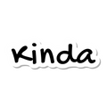 Kinda die-cut sticker