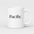 Pacific Mug in white