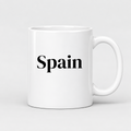 Spain Mug in white