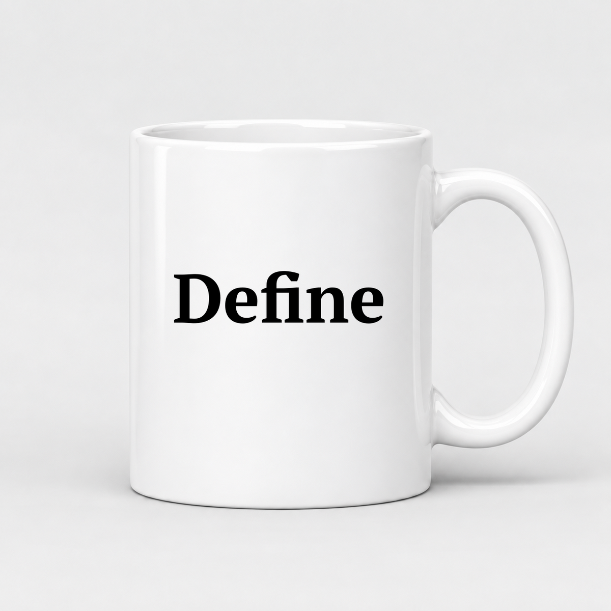 Define Mug in white